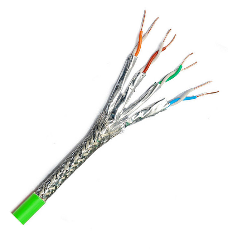 100m 305m 500m شبكة أسلاك التصحيح كابل إيثرنت Cat 8 SFTP