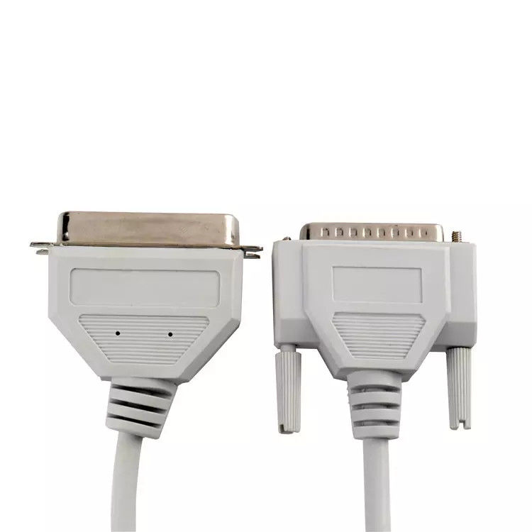 PVC النحاس النقي VGA ذكر إلى أنثى كابل الطابعة 36P ذكر إلى Db 25P