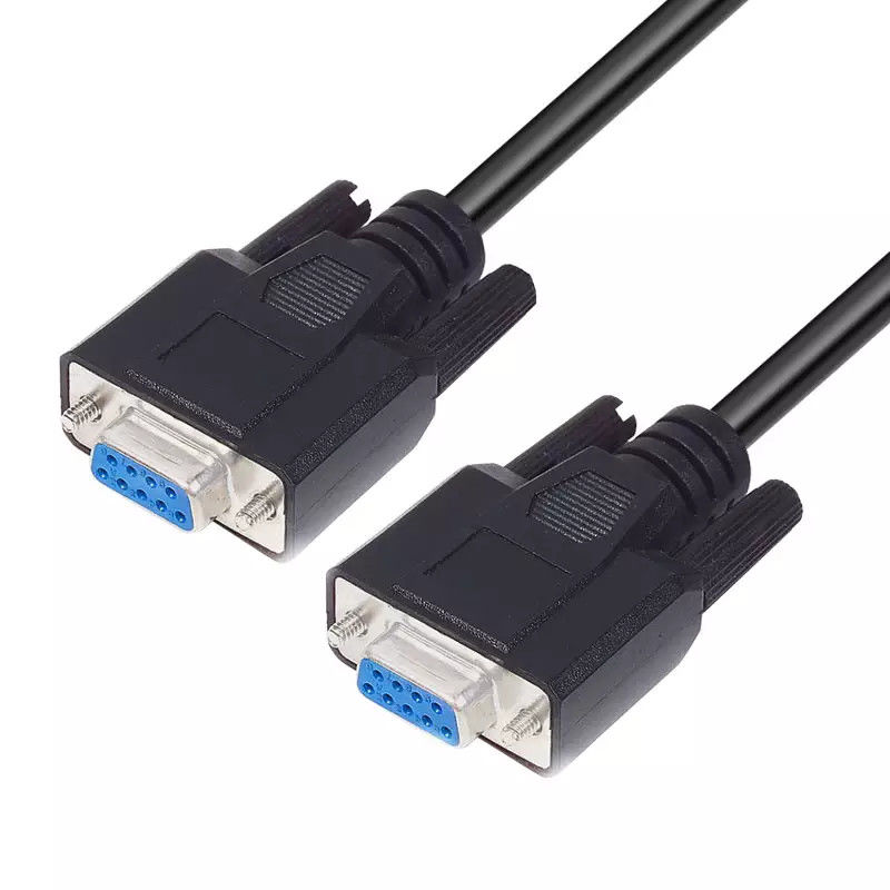 9 النوى 15 النوى 25 النوى 9 Pin Null Modem Cable RS232 Printer Cable
