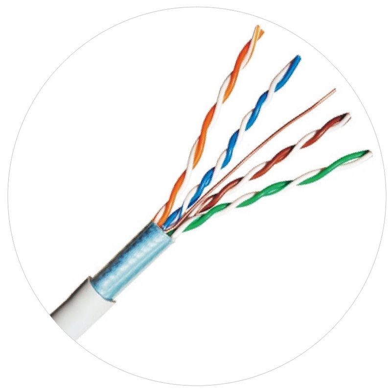 Cat5e 305m Network Patch Cords Cable PVC سترة LSZH سترة