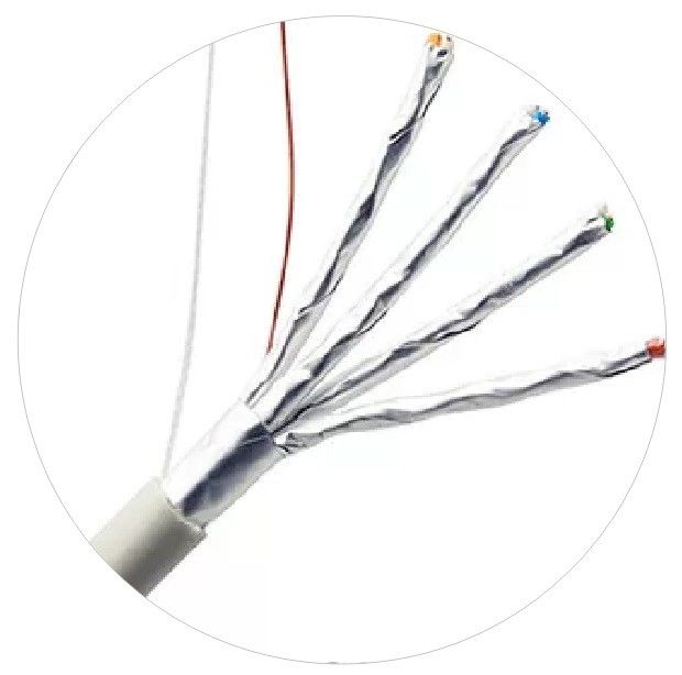 CM CMR CMP Network Patch Cords داخلي في الهواء الطلق Plenum Cat6 Cat5e Internet Lan Cables