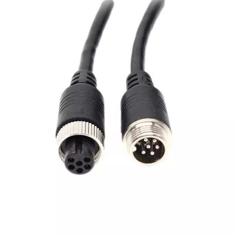 تسخير أسلاك روبوت مطلي بالنيكل M12 4 دبوس موصل كبل مقاوم للماء كابل OEM