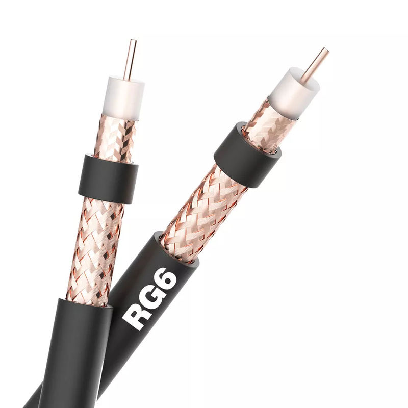 75 أوم 100 أوم LSZH كابل Rg6 Coax لعزل الإنترنت XLPE