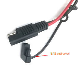 SAE إلى SAE Y Split 1 إلى 2 way Battery Charge Cables 2 Pole 120A 600V
