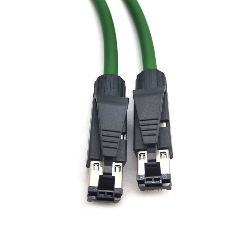كابل الشبكة الصناعية الحاملة EtherCAT الحافلة عالية المرونة الحماية المزدوجة سلسلة السحب الصناعية الروبوت PLC كابل