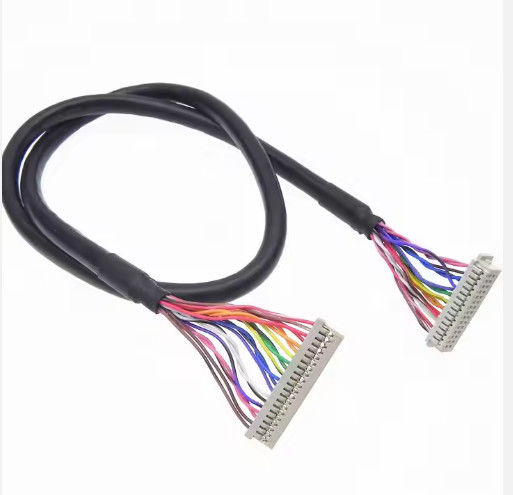 DF13-30DS-1.25C إلى DF14-20S-1.25C تجميع كابل Lvds مخصص للوحة LCD 20pin 30pin 40pin 50pin 60pin
