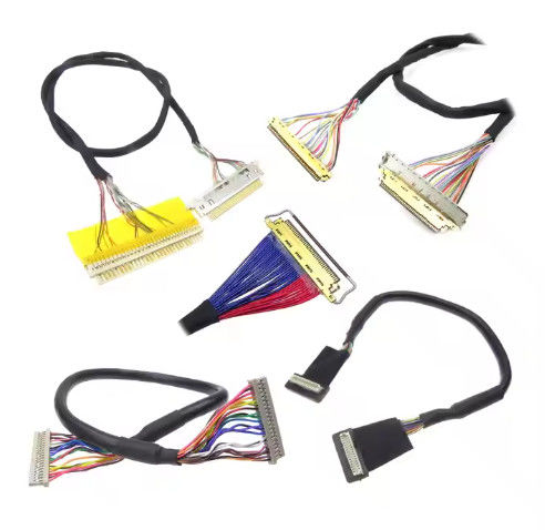 DF13-30DS-1.25C إلى DF14-20S-1.25C تجميع كابل Lvds مخصص للوحة LCD 20pin 30pin 40pin 50pin 60pin