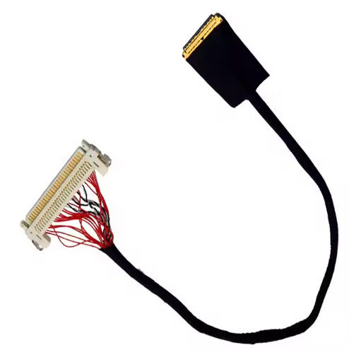 HRS DF13-30DS-1.25C إلى DF14-20S-1.25C 20pin 30 Pin 40 Pin 50 Pin 60pin تجميع كابل Lvds مخصص للوحة LCD
