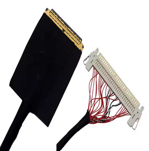 HRS DF13-30DS-1.25C إلى DF14-20S-1.25C 20pin 30 Pin 40 Pin 50 Pin 60pin تجميع كابل Lvds مخصص للوحة LCD