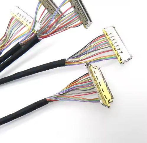 40 دبوس 30 دبوس كابل EDP I-Pex المرفق Lvds كابلات مخصصة تجمعات للوحة LCD شاشة الكمبيوتر المحمول