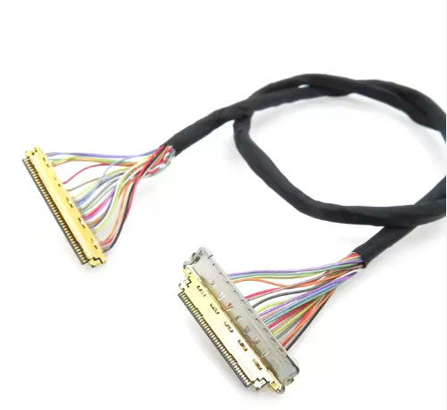 40 دبوس 30 دبوس كابل EDP I-Pex المرفق Lvds كابلات مخصصة تجمعات للوحة LCD شاشة الكمبيوتر المحمول