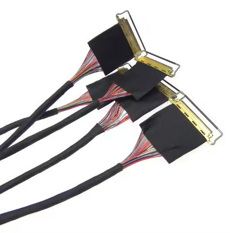 40 دبوس 30 دبوس كابل EDP I-Pex المرفق Lvds كابلات مخصصة تجمعات للوحة LCD شاشة الكمبيوتر المحمول