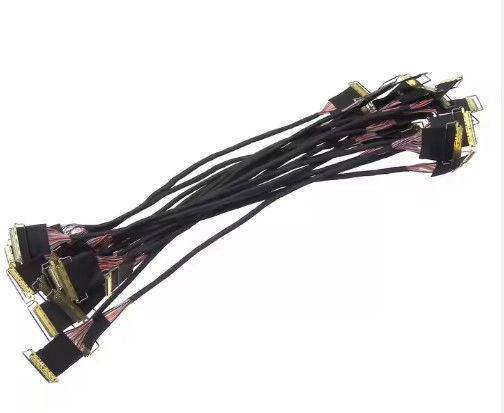 40 دبوس 30 دبوس كابل EDP I-Pex المرفق Lvds كابلات مخصصة تجمعات للوحة LCD شاشة الكمبيوتر المحمول