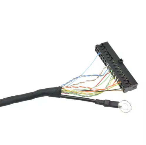 IPEX-20445-050E 50 Pin Micro Coax كابل LVDS مخصص لشاشة LCD 7 