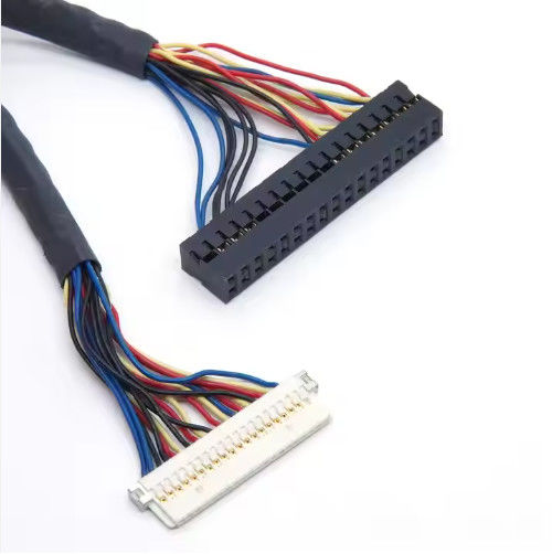 الكترونية Molex 30 دبوس إلى JAE 40دبوس كابل LVDS للشاشة طابعة الكمبيوتر LCD مخصصة
