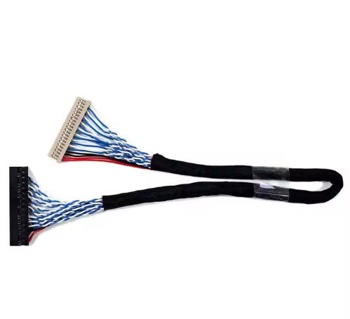 كابل عرض متسلسل منخفض الجهد كابل LVDS مع مادة الموصلات النحاسية ومواد سترة PVC AWG26-28