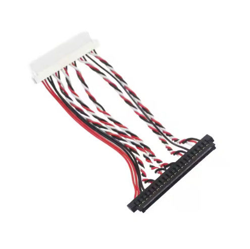 100٪ اختبار Lvds سلك الحزام ومجموعة الكابلات الكوكسيالية الدقيقة للمعدات الإلكترونية