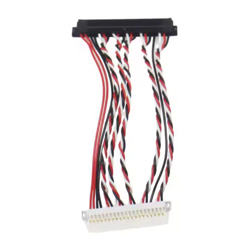 100٪ اختبار Lvds سلك الحزام ومجموعة الكابلات الكوكسيالية الدقيقة للمعدات الإلكترونية