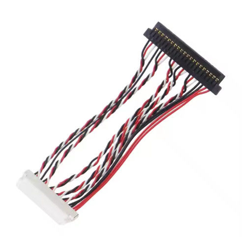 100٪ اختبار Lvds سلك الحزام ومجموعة الكابلات الكوكسيالية الدقيقة للمعدات الإلكترونية