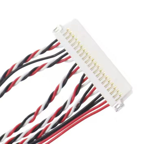 100٪ اختبار Lvds سلك الحزام ومجموعة الكابلات الكوكسيالية الدقيقة للمعدات الإلكترونية