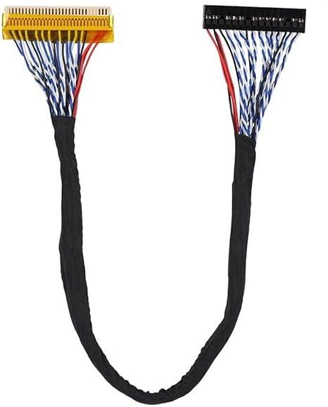 AWG26-28 كابل إشارة LVDS للشاشات الصناعية I-PEX/JAE/HIROSE تصميم كابل مخصص متوافق