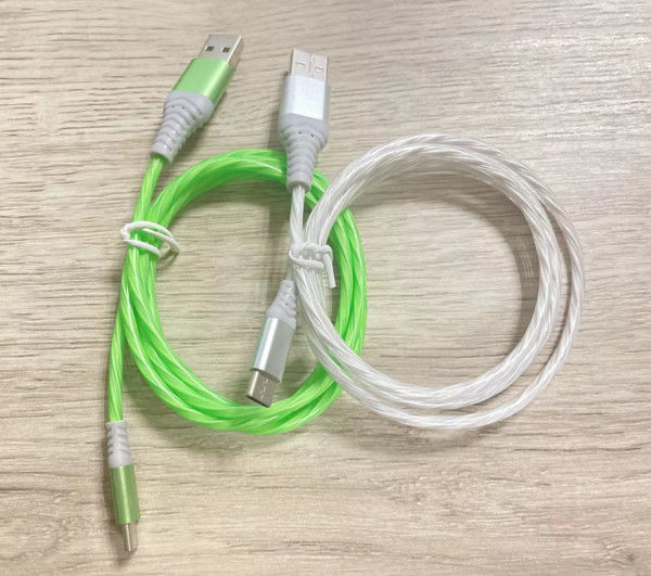 سعر مصنع 3 في 1 كابل USB لتضيء في الليل و تاريخ نقل كابلات