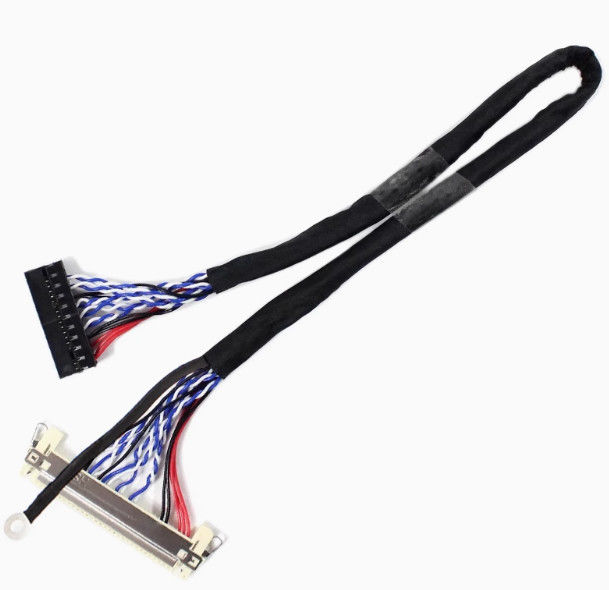 105C درجة حرارة معدّلة 1-5m كابل LVDS مع AWG26 الموصل النحاسي UL VW-1 معدّل