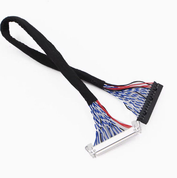 105C درجة حرارة معدّلة 1-5m كابل LVDS مع AWG26 الموصل النحاسي UL VW-1 معدّل