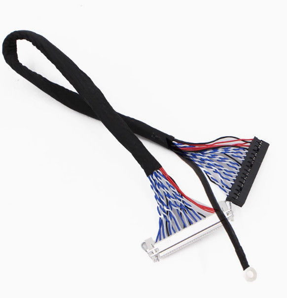 105C درجة حرارة معدّلة 1-5m كابل LVDS مع AWG26 الموصل النحاسي UL VW-1 معدّل