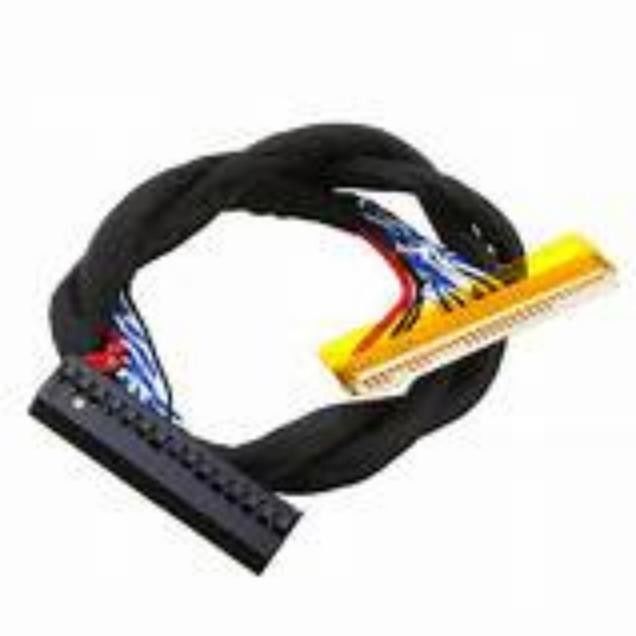 كابل LVDS للتشغيل الآلي الصناعي مع لون أسود ومقاومة العزل ≥ 1000MΩ