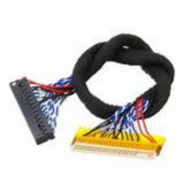 كابل LVDS للتشغيل الآلي الصناعي مع لون أسود ومقاومة العزل ≥ 1000MΩ