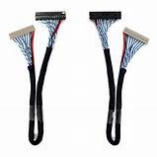 كابل LVDS التسلسلي للجهد المنخفض مع رابط أسود