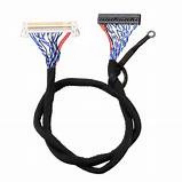 1-5m كابل LVDS AWG26-28 سلك 300V الجهد المسموح به 105.C درجة الحرارة المسموح بها