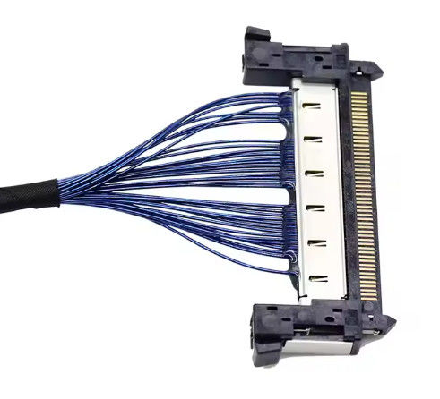 تجميع كابلات LVDS مصنع كابلات مخصصة. كابلات إشارة مرنة محمية للشاشة والكاميرا.