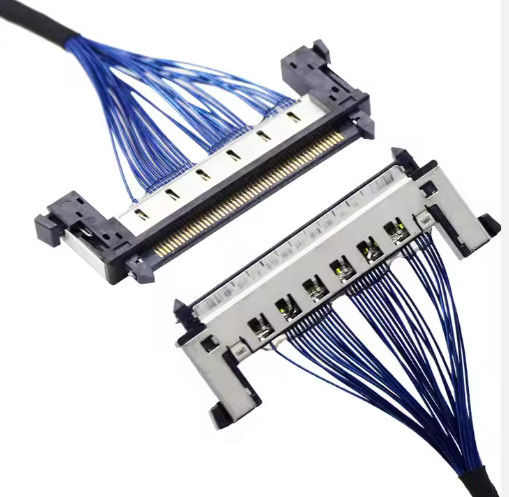 UL VW-1 مقياس 1-5m كابل عرض LVDS مع AWG26-28 الموصل النحاسي
