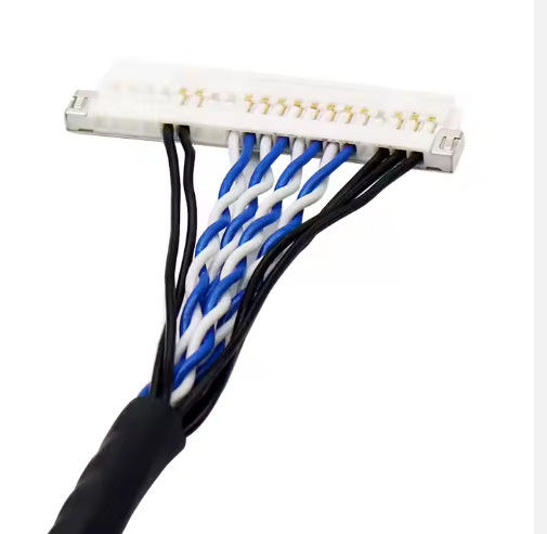 تصنيع مجموعة الكابلات المرنة لـ LVDS مع تصنيف UL VW-1 وتيار 1.0A-2.5A