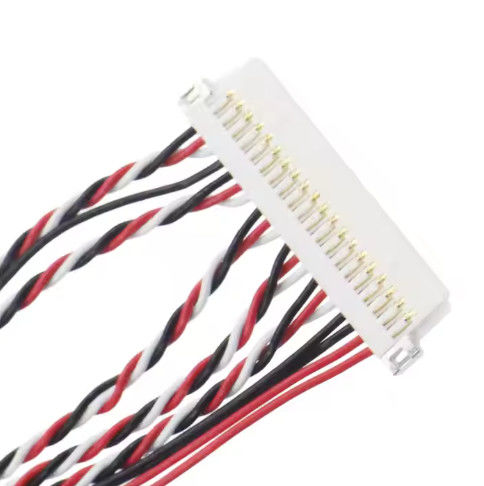 تصنيع مجموعة الكابلات المرنة لـ LVDS مع تصنيف UL VW-1 وتيار 1.0A-2.5A