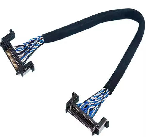تصنيع مجموعة الكابلات المرنة لـ LVDS مع تصنيف UL VW-1 وتيار 1.0A-2.5A