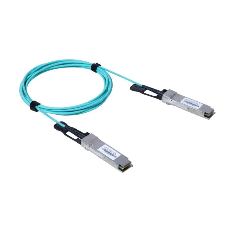 تجميعة كابل فائقة السرعة مخصصة لتجميع الكابلات 200G QSFP-DD نحاس DACwire Harness الشركة المصنعة للطاقة المنخفضة، QSFP-40G لنقل البيانات عالية الكثافة