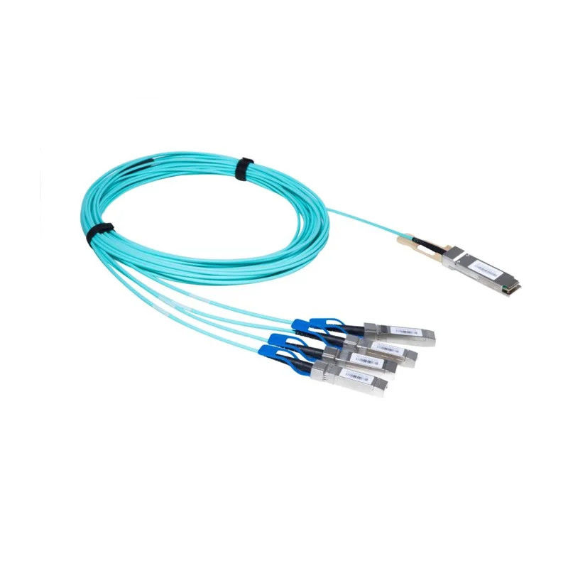 QSFP-40G كابل بصري نشط OM3 1M 2M 3M 5M 7M 10M QSFP28 100G إلى 100G AOC كابل تسخير الأسلاك المصنعين