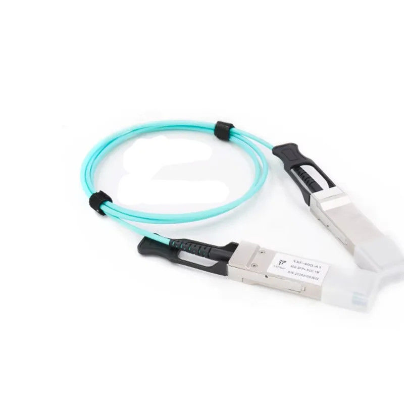 QSFP-40G كابل بصري نشط OM3 1M 2M 3M 5M 7M 10M QSFP28 100G إلى 100G AOC كابل تسخير الأسلاك المصنعين