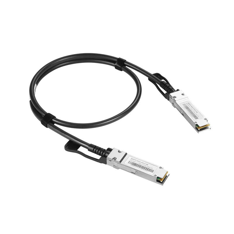 تصميم كابل مخصص تجميع كابل QSFP 40G نحاس مباشر التوصيل QSFP+ 4*10G 1M 3M 5M 7M كابل DAC Breakout بطول مخصص
