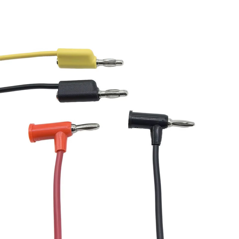 كابل طبي من مصنع الكابلات الطبية قابس موز بدرجة طبية إلى موصل أنثى | OD4.0/OD5.0 تصنيع كابلات طبية لشاشة المريض أو معدات التشخيص