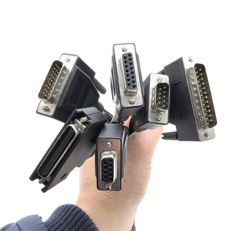 صانع تجميع الكابلات حسب الطلب جميع أنواع DB DB9 DB15 DB25 DB26 DB44 DB37 USB RJ45 RS232 كابلات سلسلة