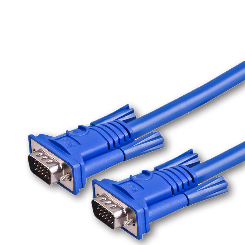 تصميم كابل مخصص مصنع جهاز كمبيوتر شاشة بروجكتور فيديو HD كابل VGA سطح المكتب جهاز كمبيوتر شاشة عرض VGA اتصال كابل سلكي