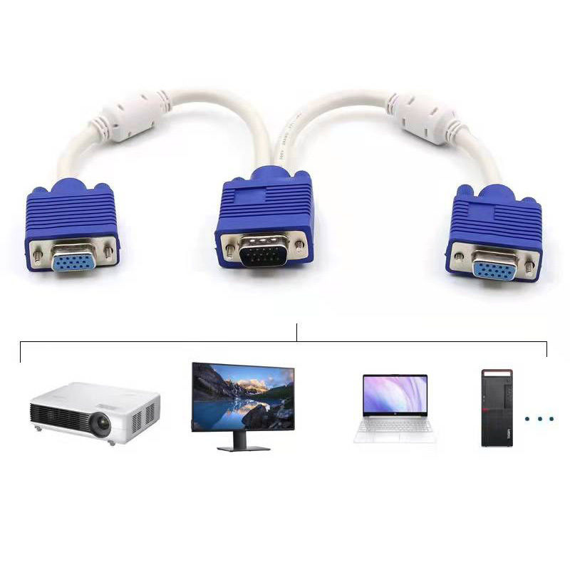 Wire Harness Manufacturers Produce Custom Cable VGA Data Connection Cable Assembly For Desktop Host Monitor And Projector Use