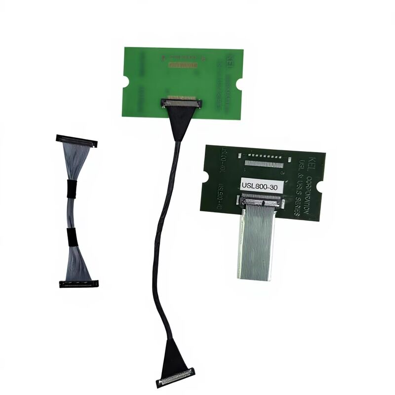 USLS20-30-010-B 30 Pin Micro Coax كابل LVDS للانتقال عالي السرعة مع تجميع مخصص لـ 0.4mm Pitch
