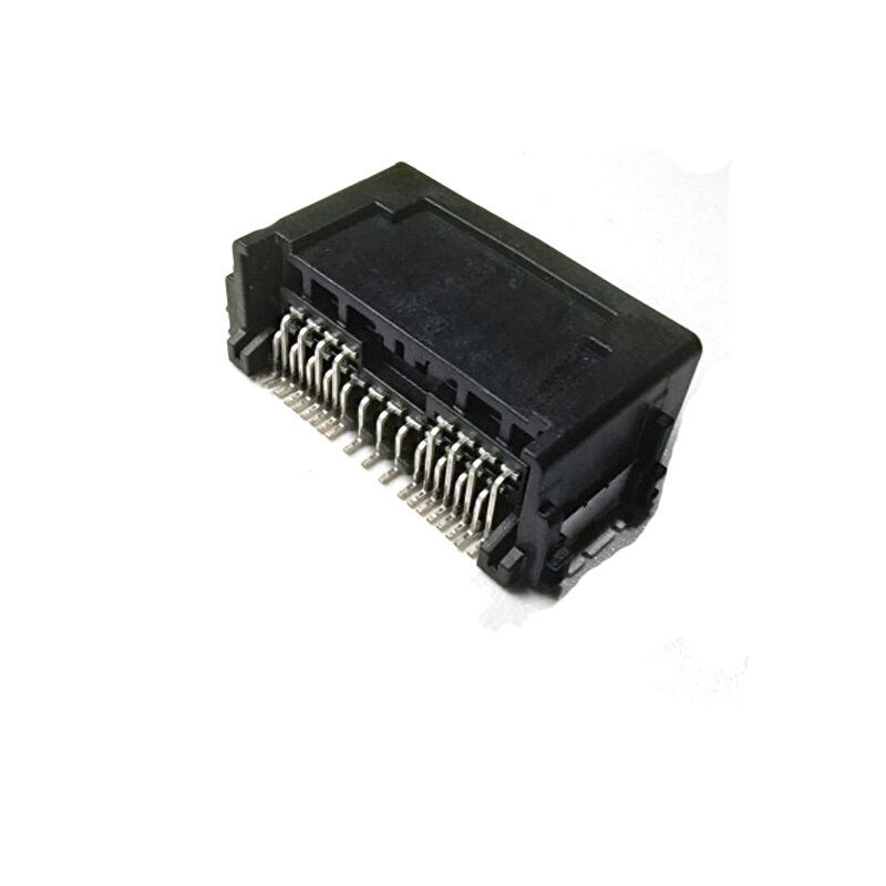موصل سلك إلى لوحة MOLEX 34897-8240 من سلسلة Mini50 بـ 24 دائرة، صف مزدوج، بزاوية قائمة، SMT، أصلي