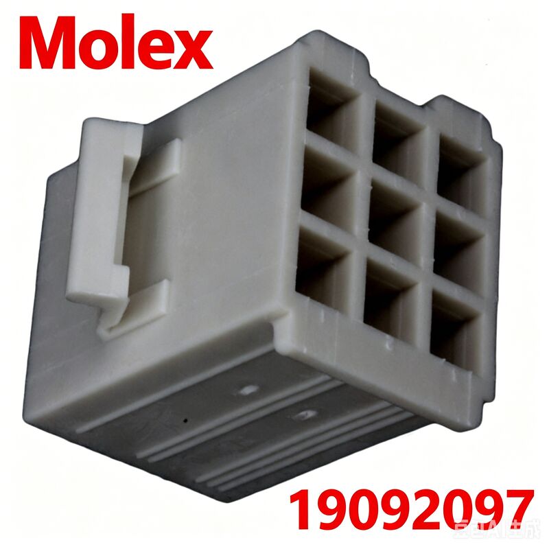 Molex 19092097 9-Pin Wire-to-Board Connector Housing OEM/ODM حزمة مخصصة للسيارات والصناعة