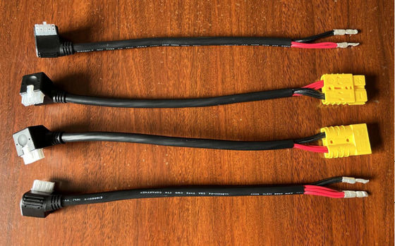 600V 50 أمبير سلك البطارية تسخير 8AWG كابلات بطارية رافعة شوكية